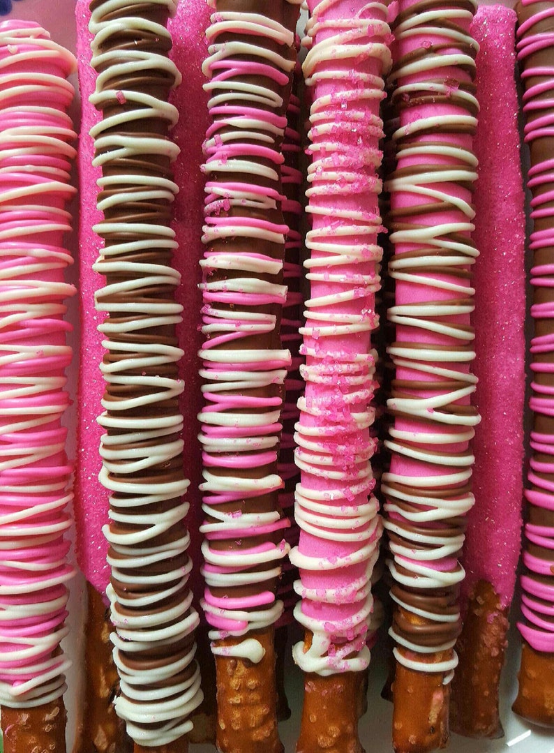 Gourmet Chocolate Covered Pretzels Boxed Sets Breast Etsy