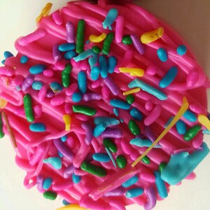 Gourmet Chocolate Covered Pink Oreos with multi sprinkles! Birthday party Favor Shower Bridal Princess Candy Buffet Gift Corporate Friend