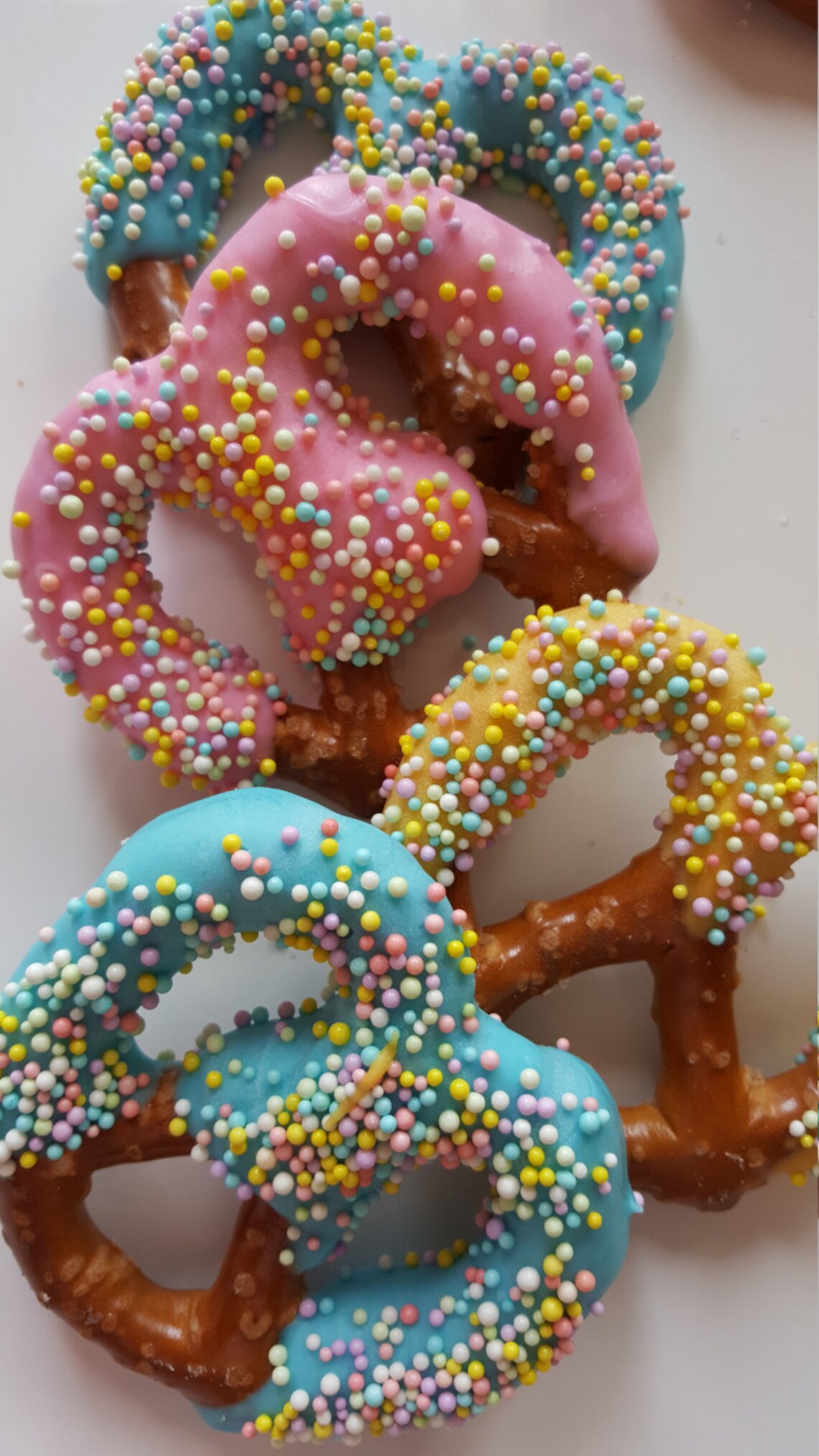 Easter Chocolate Covered Pretzels Decorated in Milk and White Etsy