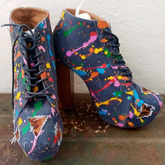Rainbow shoes