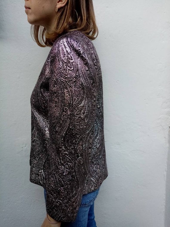 80s silver jacket - image 5