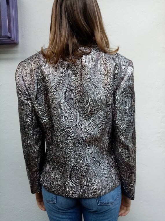 80s silver jacket - image 6