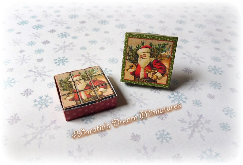 6 Miniature Vintage Ladies Birthday Cards Dollhouse 1:12 scale