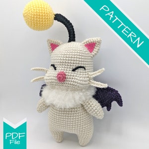 Crochet Pattern: Moogle Amigurumi PDF File [ENGLISH]