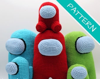 Crochet Pattern: Astronaut Crewmate PDF File [ENGLISH]