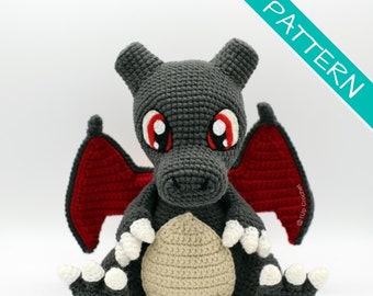 Crochet Pattern: Zard the Baby Dragon Amigurumi PATTERN PDF [ENGLISH]