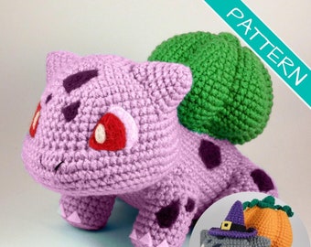 Crochet Pattern: Botanical Frog Amigurumi PDF File [ENGLISH]