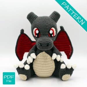 Crochet Pattern: Zard the Baby Dragon Amigurumi PATTERN PDF [ENGLISH]