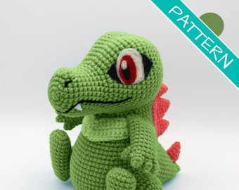 Crochet Pattern: Baby Crocodile Amigurumi PDF File [ENGLISH]