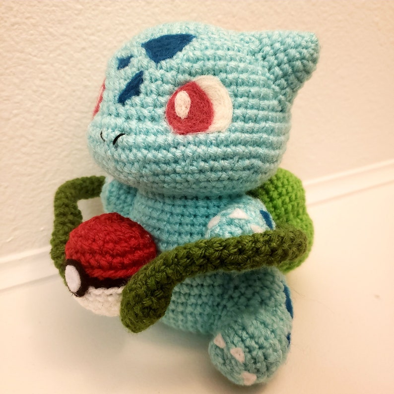 Crochet Pattern Bulbasaur Amigurumi PDF File Etsy