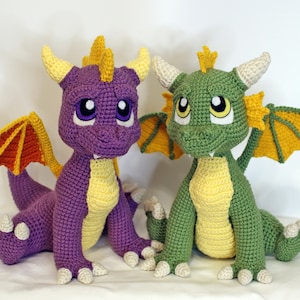 Crochet Pattern: Baby Dragon Amigurumi PDF ENGLISH image 8