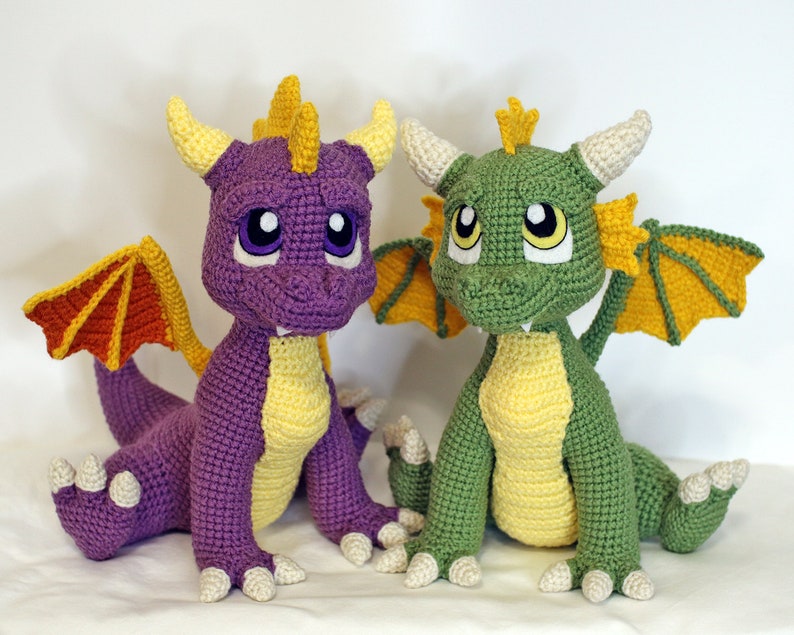 Crochet Pattern: Baby Dragon Amigurumi PDF ENGLISH image 8