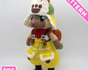 Crochet Pattern: Adventure Cat Pal Amigurumi PDF [ENGLISH]