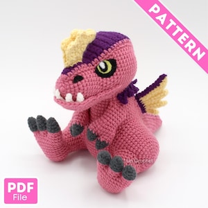 Crochet Pattern: Monster T-Rex PDF [ENGLISH]