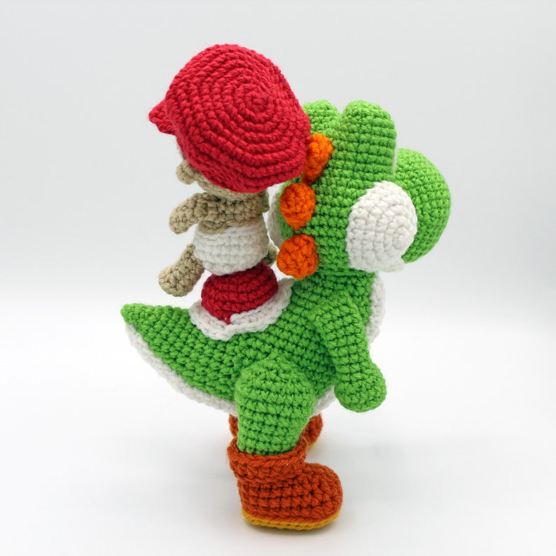 Crochet Pattern: Dinosaur with Baby and Eggs Amigurumi PDF File ENGLISH image 5