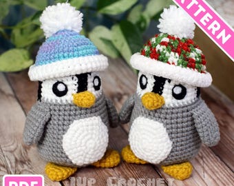 Crochet Pattern: Little Beanie Penguin Amigurumi PDF [ENGLISH]