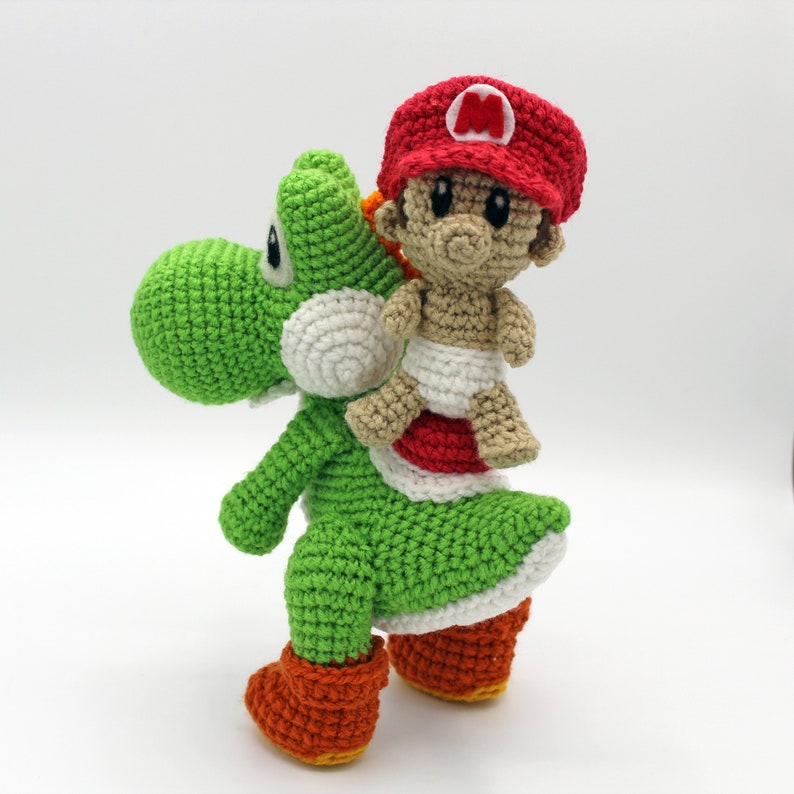 Crochet Pattern: Dinosaur with Baby and Eggs Amigurumi PDF File ENGLISH image 7