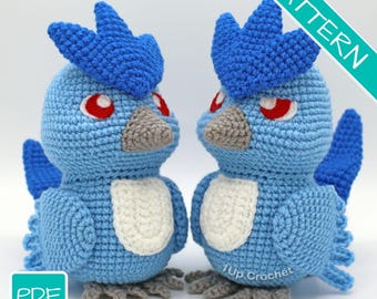 Crochet Pattern: Baby Arctic Blue Bird Pattern PDF [ENGLISH]