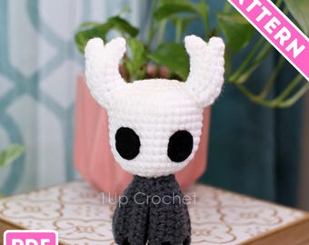 Crochet Pattern: Chibi Cute Hollow Knight Inspired Amigurumi PDF [ENGLISH]