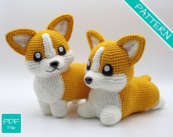 Crochet Pattern: Corgi Amigurumi Pattern PDF [ENGLISH]