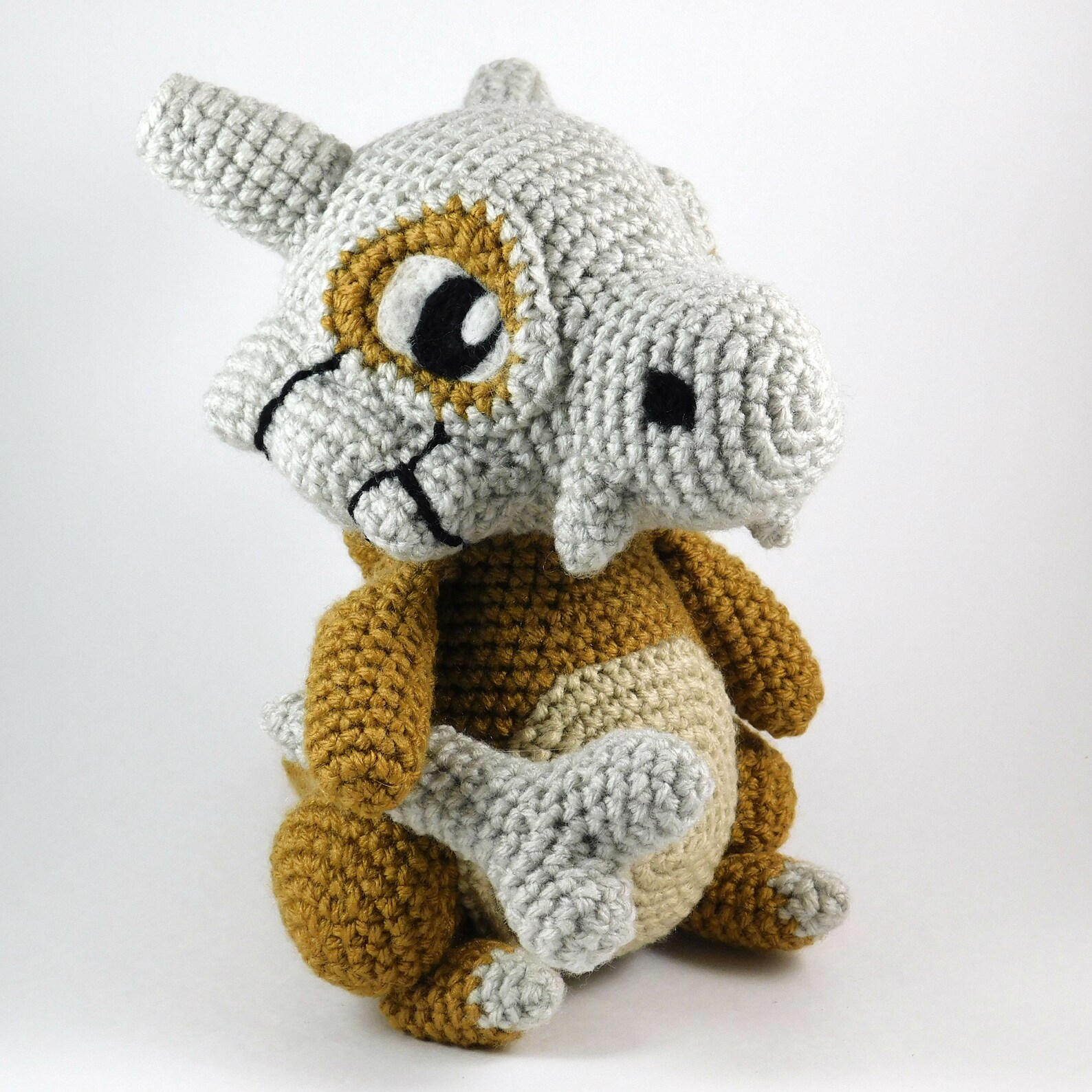 Crochet Pattern Cubone Amigurumi PDF File ENGLISH Etsy