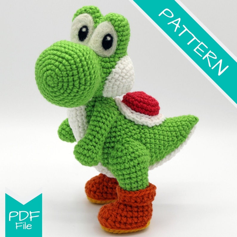 Crochet Pattern: Dinosaur Amigurumi PDF File ENGLISH image 1