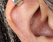US made.1 4 inch Sterling, silver filled, pure copper, Bronze clip-on wrapped mini ear cuff FREE SHIPPING