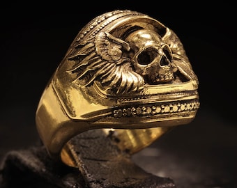 Revenant Skullring (18kt Goud)