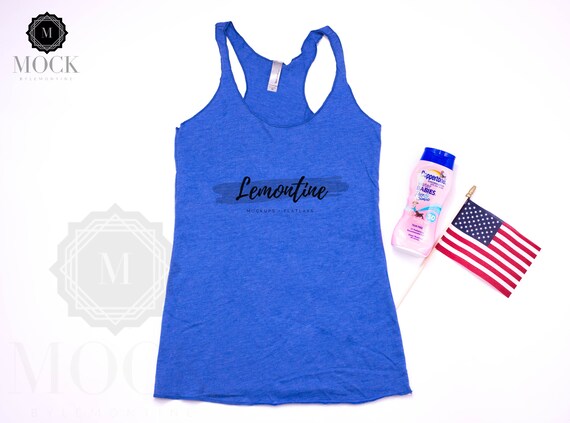 Next Level Apparel 6733 In Vintage Royal  Summer