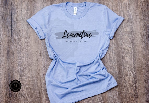 Bella Canvas  Heather Blue  Unisex Jersey Short