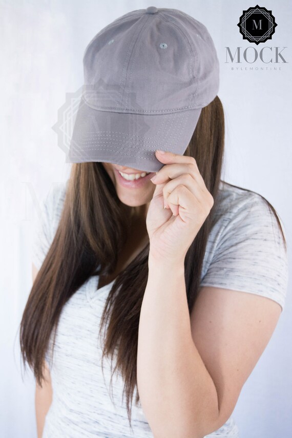 Grey Unisex 6panel Twill Unstructured Cap Bx880 Baseball