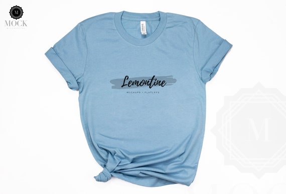 Bella And Canvas 3001 Ocean Blue Unisex Bella And Canvas 3001 Ocean Blue Unisex
