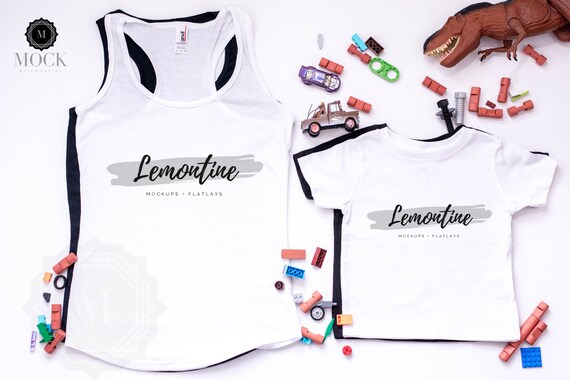 Anvil Ladies Triblend Racerback Tank With Toddler Rabbit Skins