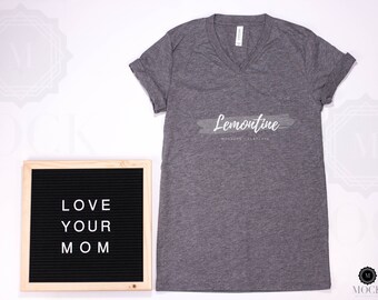 Download Free Bella Canvas 3415 Grey Triblend | Unisex Jersey Short-Sleeve T-Shirt | Mother's Day Mockup with Letterboard PSD Template