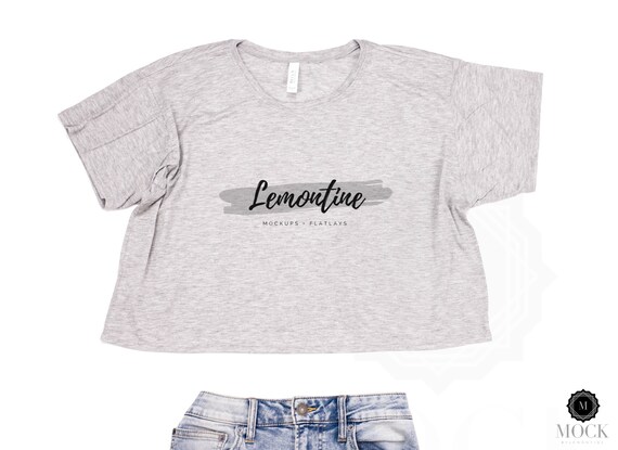 Bella Canvas 8881 Athletic Heather Ladies Flowy Boxy Bella Canvas 8881 Athletic Heather Ladies Flowy Boxy