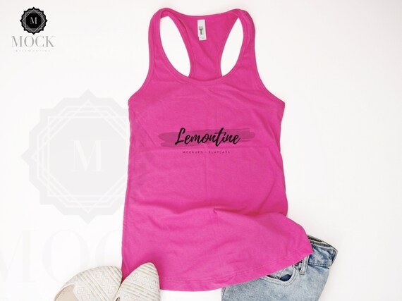 Download Free Next Level Apparel 1533 Raspberry Ideal Racerback ...