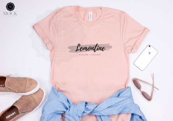 Bella And Canvas  3001  Peach  Unisex