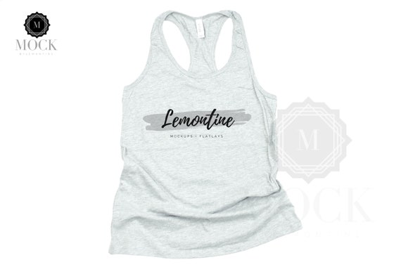 Athletic Heather Bella And Canvas 6008 Tank Jersey Etsy