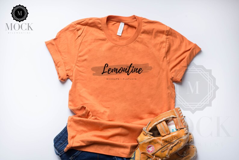 Download Bella Canvas 3001 Burnt Orange Mockup Shirt Mockup | Etsy