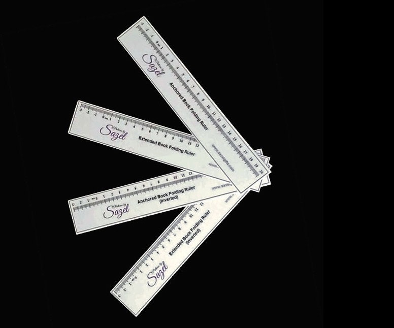 printable paper rulers 4 extended rulers to easily adjust the etsy