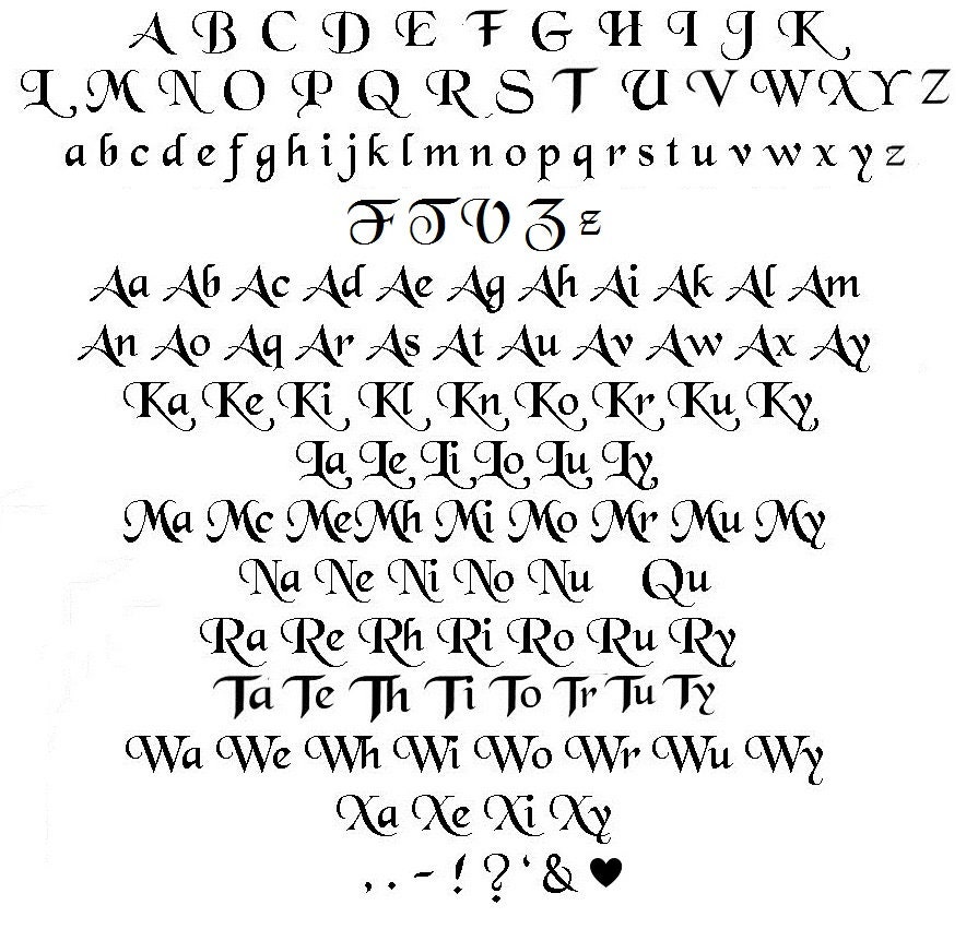 Book Folding alphabet patterns. Make a customised / Etsy