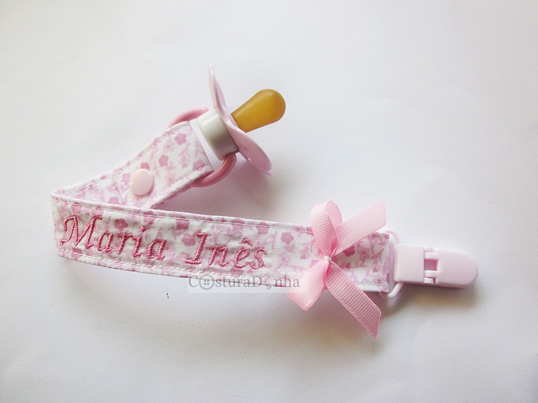 baby-girl-pacifier-holder-baby-girl-pacifier-clip-personalized-name-etsy