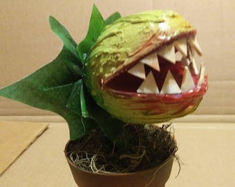 Audrey plant from Little Shop of Horrors, 8" tall prop