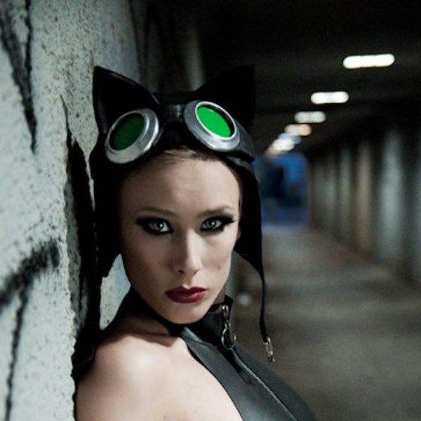 Catwoman goggles, Amecomi Catwoman~ green costume goggles for cosplay or Halloween