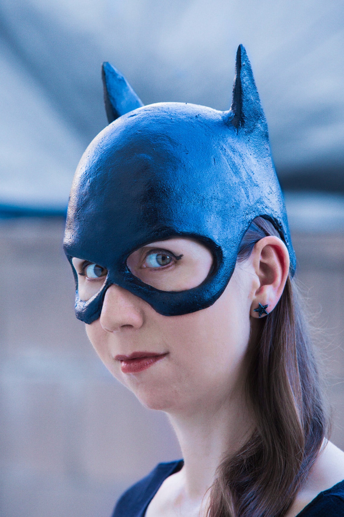 Batgirl Mask Cowl for Halloween Cosplay Catwoman Etsy