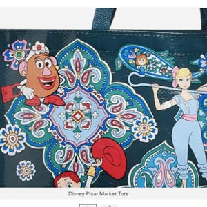 Vera Bradley Disney Pixar Toy Story Andy’s Room Market Tote Bag NWT image 7