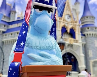 2026 Disney Parks The Muppets Sam Eagle America 250th USA Popcorn Bucket NEW