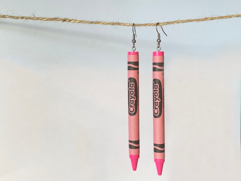 Crayola Crayon Earrings / Lesbian Earrings Etsy