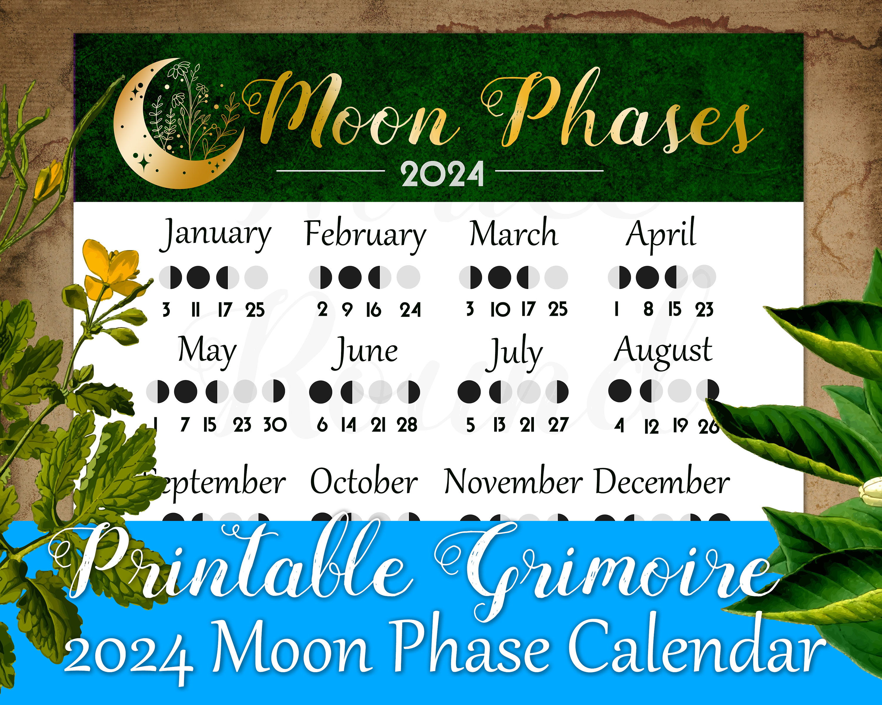 Calendario Lunar iman 2024 – Imprimistica