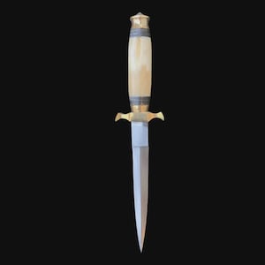 Bone Athame - 10&quot; Length - Witch&#39;s ceremonial knife | Altar Knife | Ritual Knife | Altar Tools | Witchcraft Tools | Witchcraft Altar | Blade